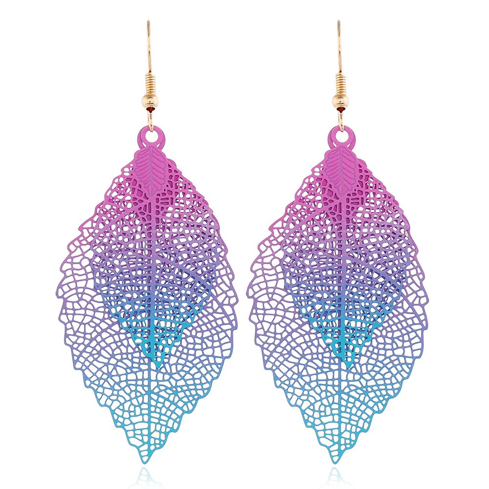 Vintage Leaves Drop Earrings