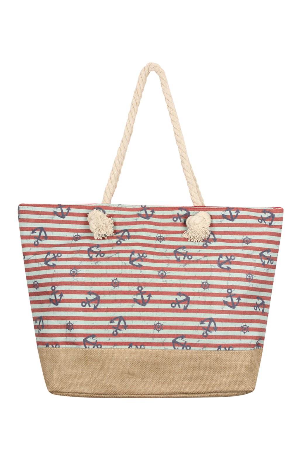 Fc0079 - Anchor Print Tote Bags